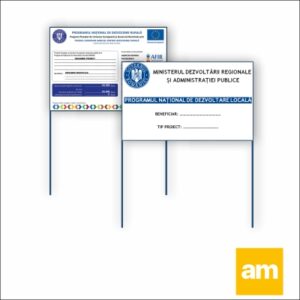 Placa Bond 4 mm, printat UV, frezat