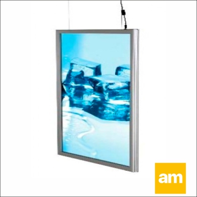 Rama click luminosa 500x700 mm 2 fete