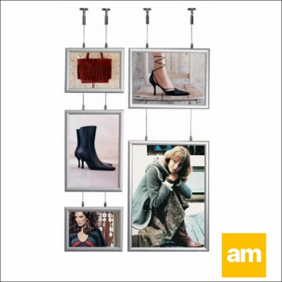 Rama click luminosa 500x700 mm 2 fete