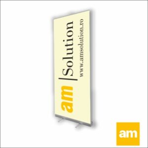 Roll-up aluminiu, 85*200 mm, polipropilena pet frontlite