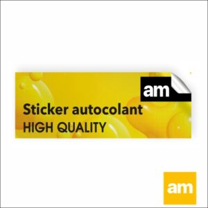 Sticker autocolant dreptunghiular A4 21 x30 cm